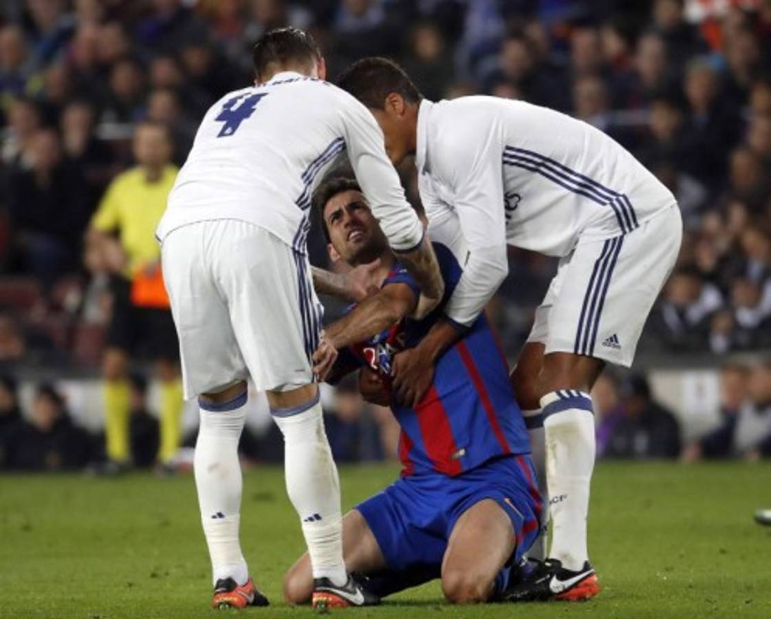 Las imágenes que no viste en televisión del clásico Barcelona-Real Madrid
