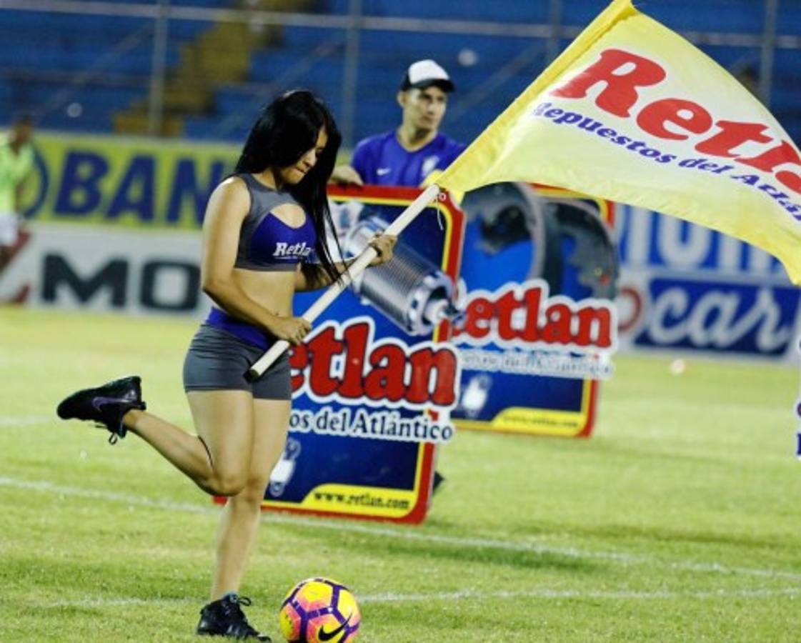 Las bellezas que se vieron en el estadio Morazán en el Real España-Platense