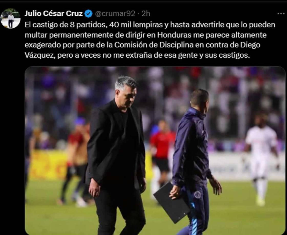 “Faltó que no lo dejaran entrar al país”: la reacción al duro castigo de Diego Vázquez y piden sanción para Olimpia