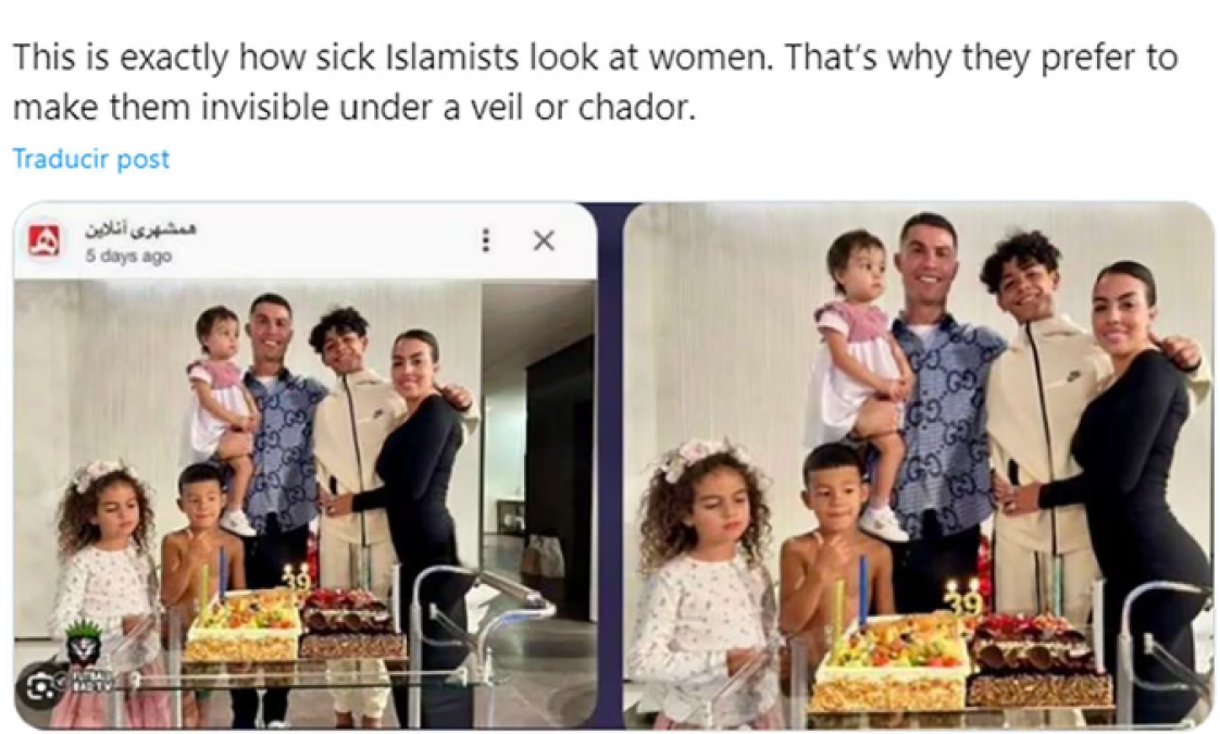 “Enseñó de más”: Georgina Rodríguez provoca escándalo y esto hicieron con la foto que aparece junto a Cristiano Ronaldo