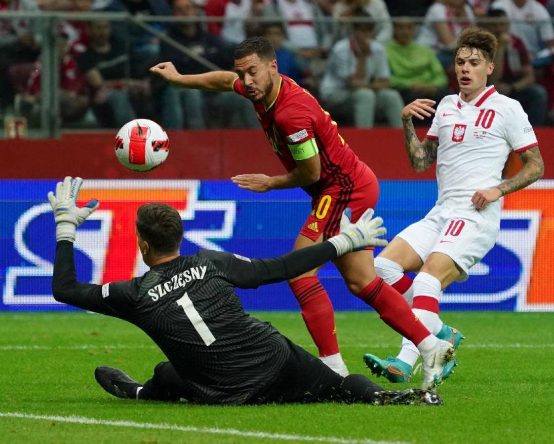 Hazard y Bélgica siguen en la pelea por el primer lugar de su grupo en la UEFA Nations League.