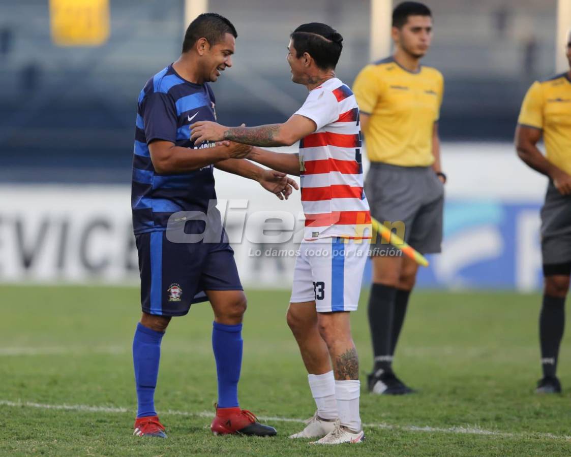 ¡No pierden el toque! Así lucen los exjugadores de Olimpia y Motagua que disfrutaron en un partido benéfico en Tegucigalpa