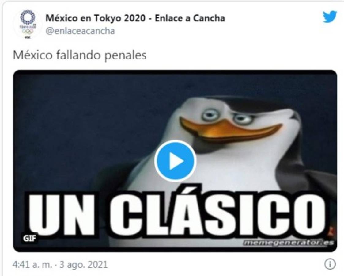 Los memes destrozan a México tras perder con Brasil en semifinales de los Juegos Olímpicos