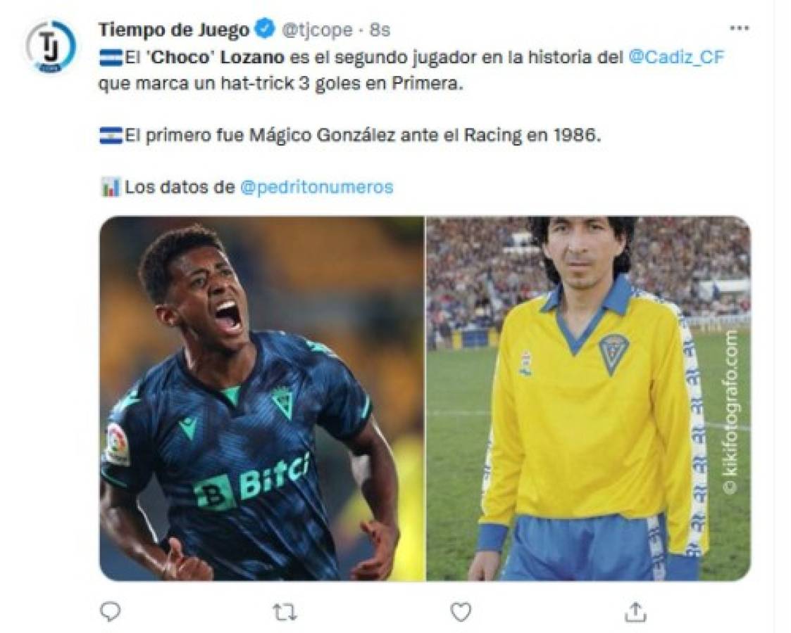 'El heredero del 'Mágico' González e histórico': Prensa mundial se rinde a los pies del Choco Lozano