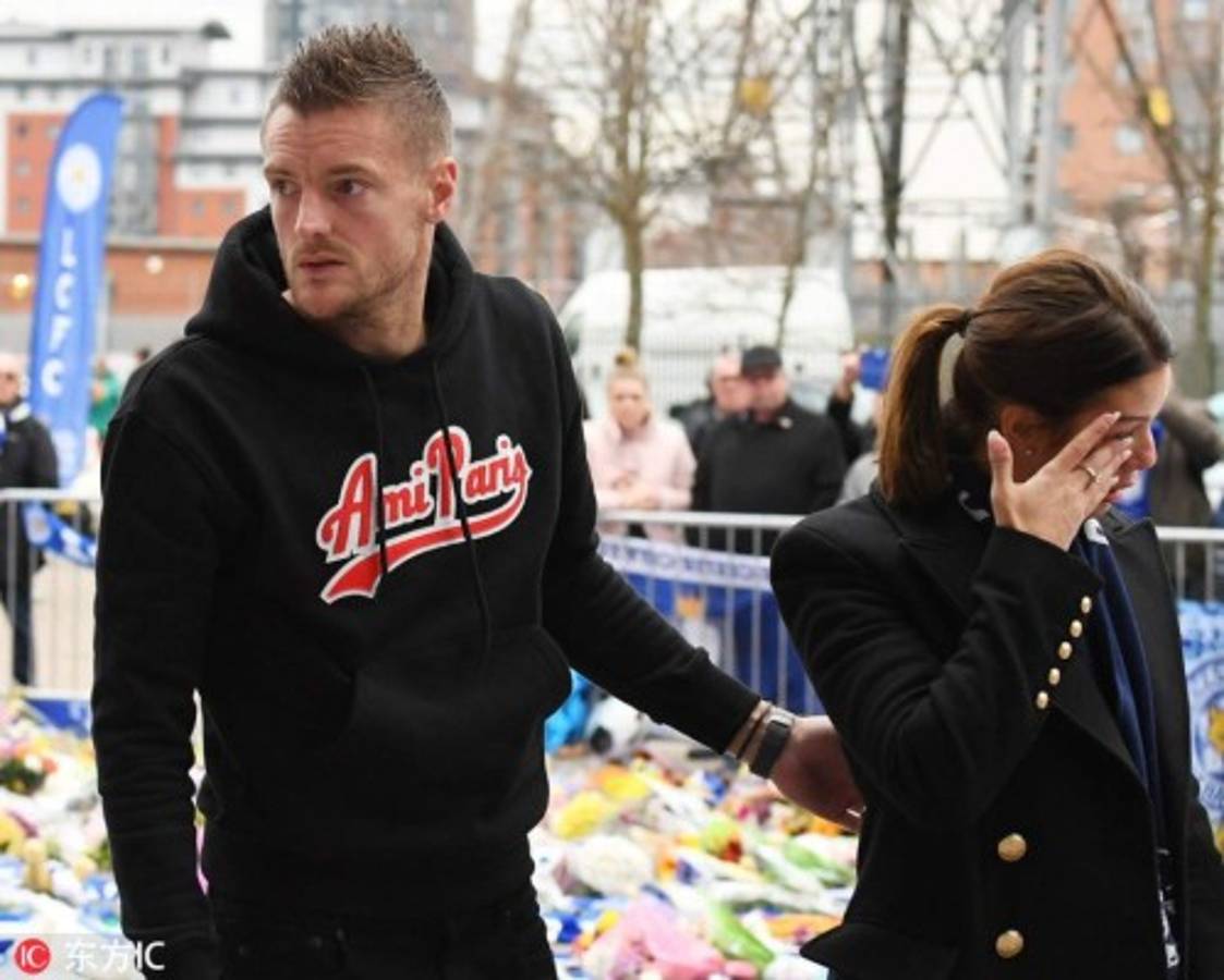 ¡Destrozado! Jamie Vardy y su reacción por la muerte del presidente del Leicester City
