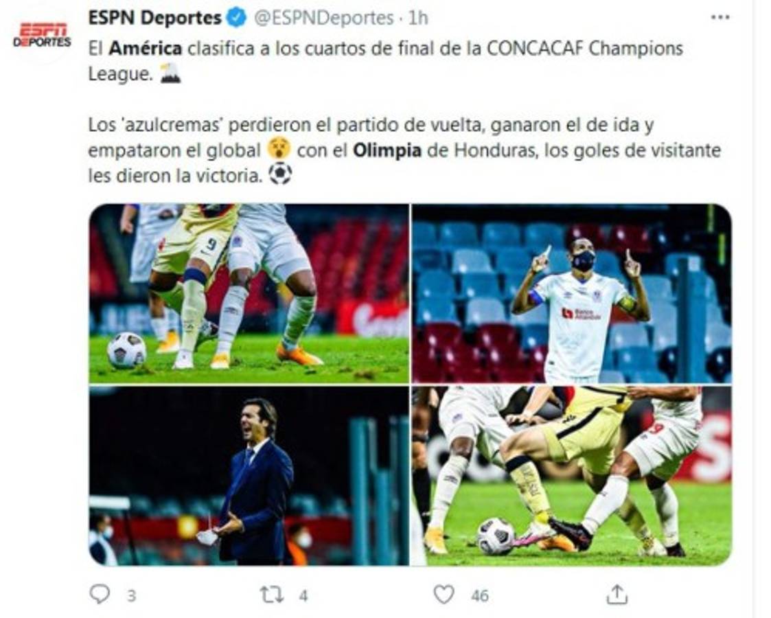 Lo que dice la prensa mexicana sobre el Olimpia: 'Cerca del aztecazo y un equipo sucio'