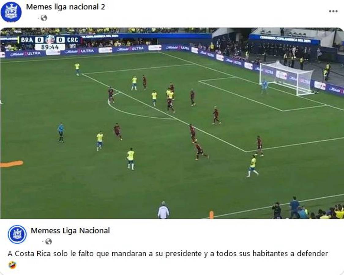 Ronaldinho protagonista y Vinicius víctima: los memes que dejó el amargo empate Brasil-Costa Rica en Copa América