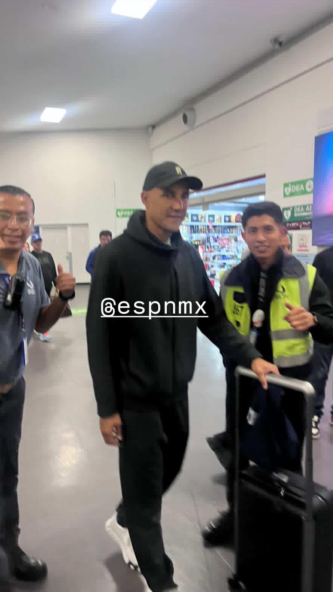 Keylor Navas fue recibido por afortunado personaje: así fue la llegada del tico a México para fichar por Pumas UNAM