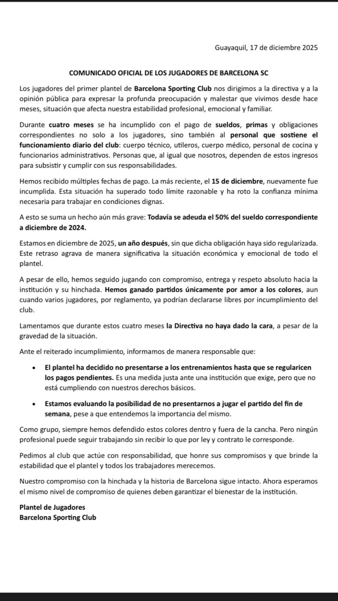 Conmoción: asesinan a futbolista de Barcelona de Ecuador y revelan cómo fue el ataque; esta fue su última publicación