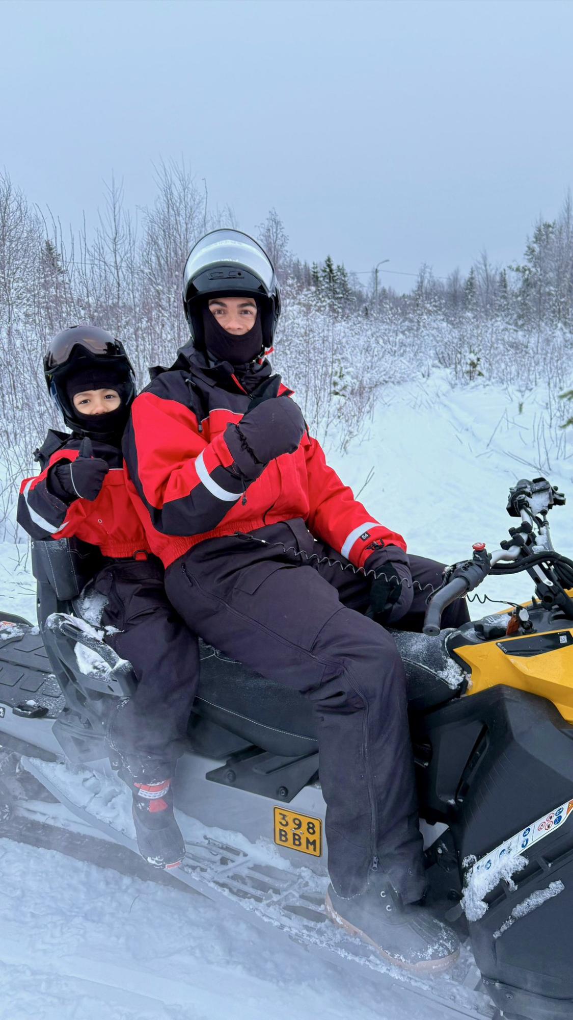 Cristiano Ronaldo y Georgina se fueron a una de las regiones más frías del mundo: “Feliz Navidad a todos”