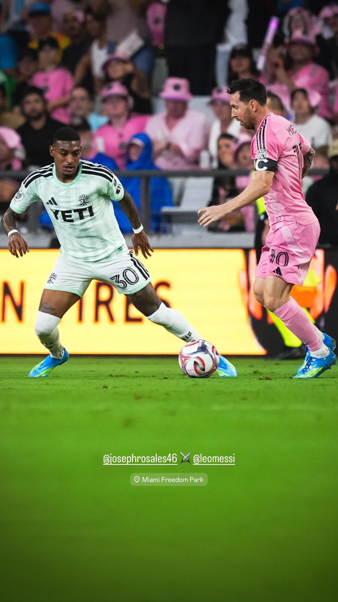 Joseph Rosales dejó en el suelo a Messi, Leo anotó gol histórico y el enfado de Mascherano en el Inter Miami - Austin FC