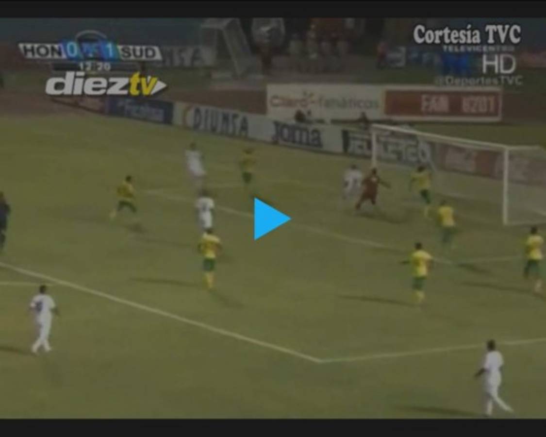 VIDEO: Así fue el gol Erick Andino para empatarle a Sudáfrica