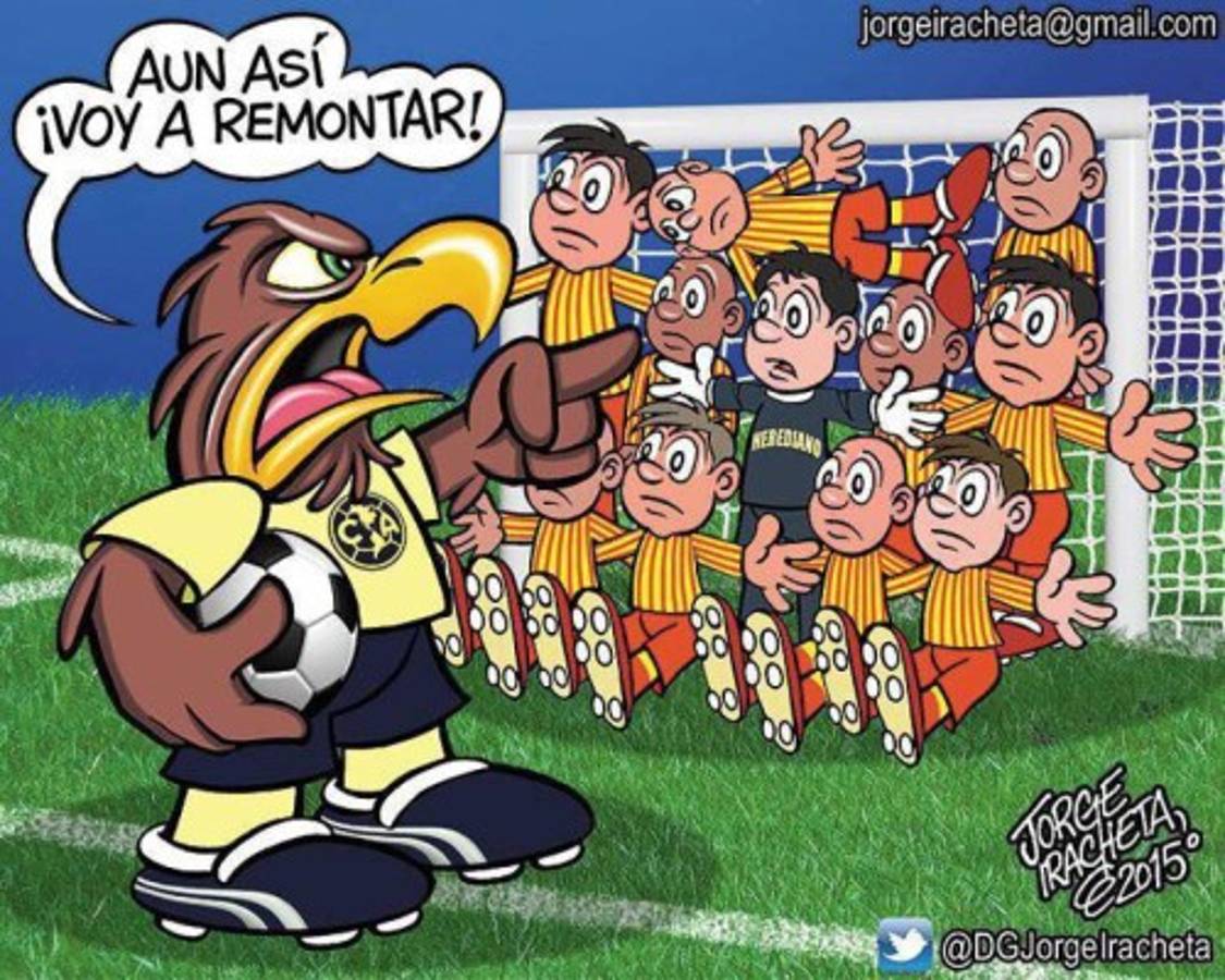 Las burlas al Herediano por paliza que le propinó el América