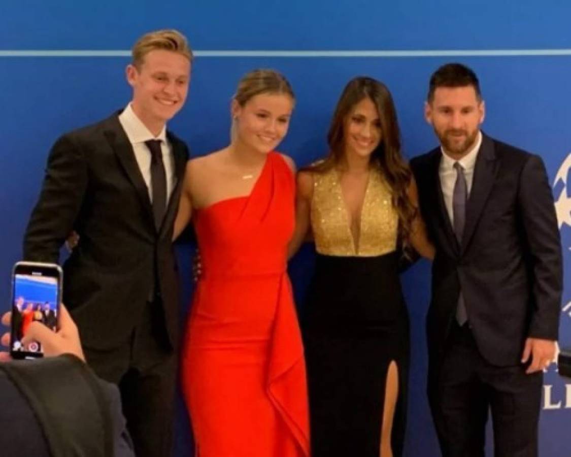 ¡Qué fotos! Antonella Roccuzzo levanta suspiros durante el sorteo de la Champions