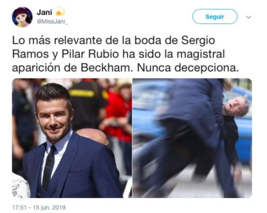 Los memes destrozan a Sergio Ramos y Pilar Rubio por su boda 'galáctica'