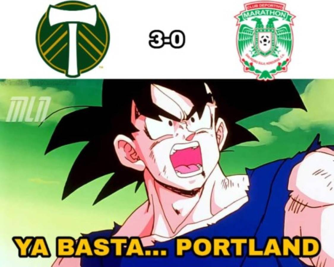 Humillan a Marathón con memes tras la paliza ante el Portland en la Concachampions