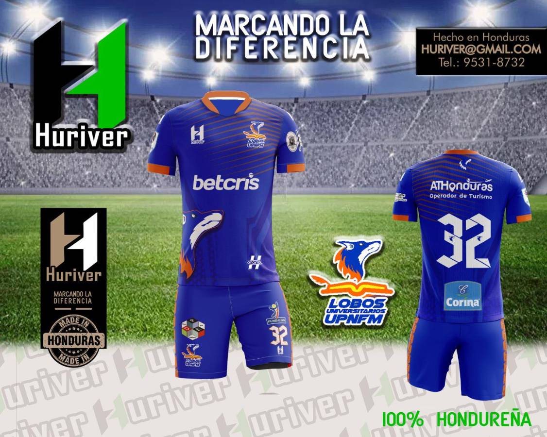 ¡Potros y Real España deslumbran! Las nuevas camisas en la Liga Nacional para el Apertura 2022