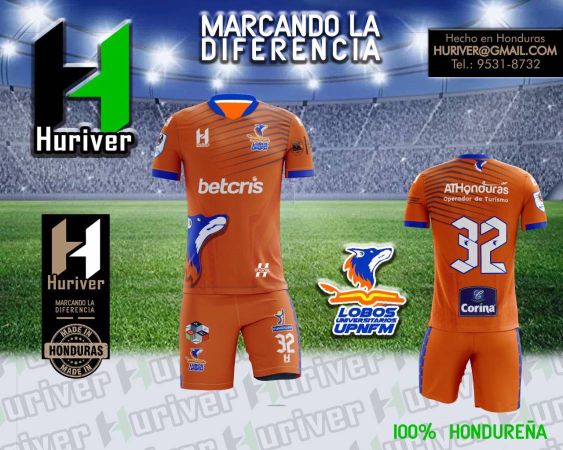 ¡Potros y Real España deslumbran! Las nuevas camisas en la Liga Nacional para el Apertura 2022