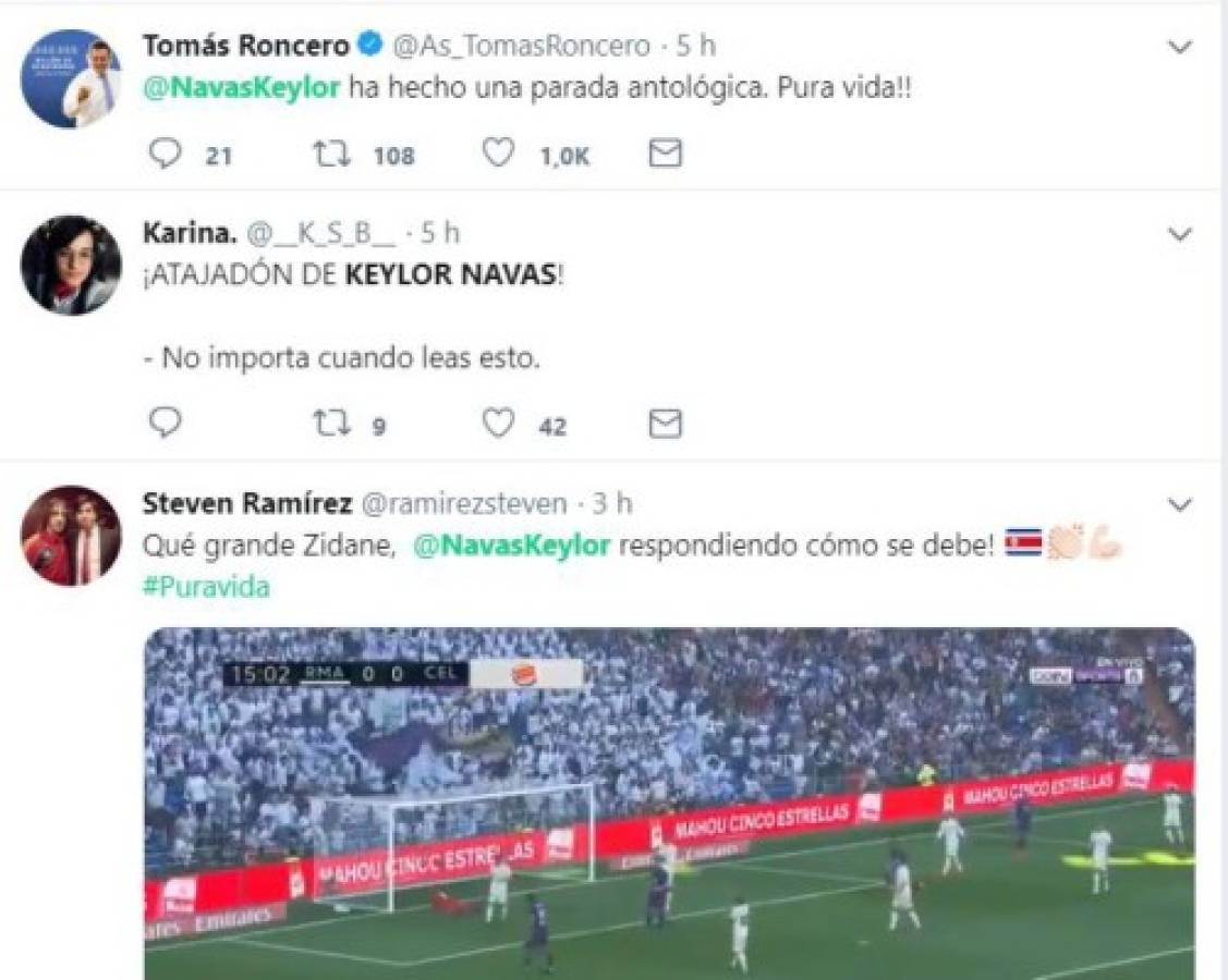 ¡Alabado y exaltado! En las redes sociales se rinden ante Keylor Navas