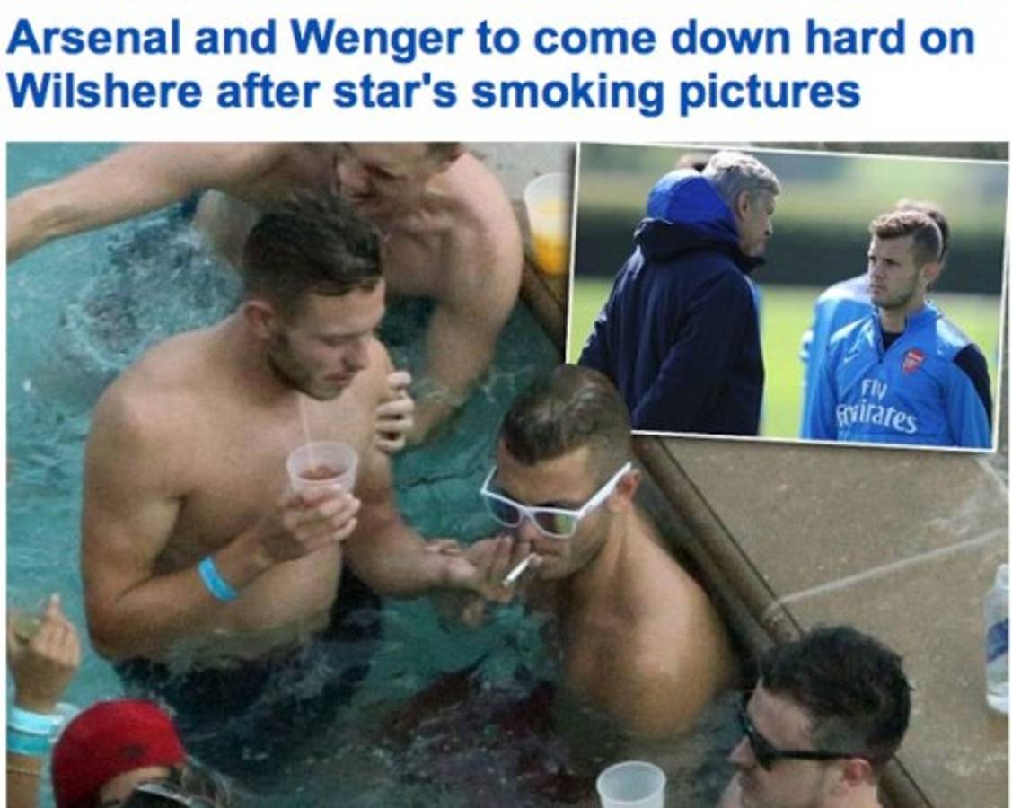 Los grandes futbolistas por el mundo que fueron captados fumando