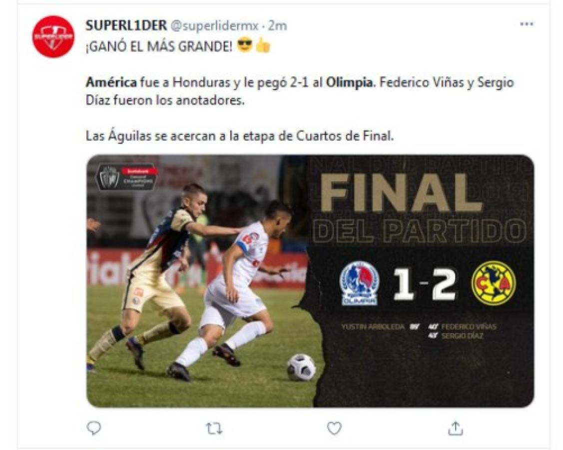 'Ganó el más grande': Lo que dice la prensa mexicana del Olimpia tras caer ante el América