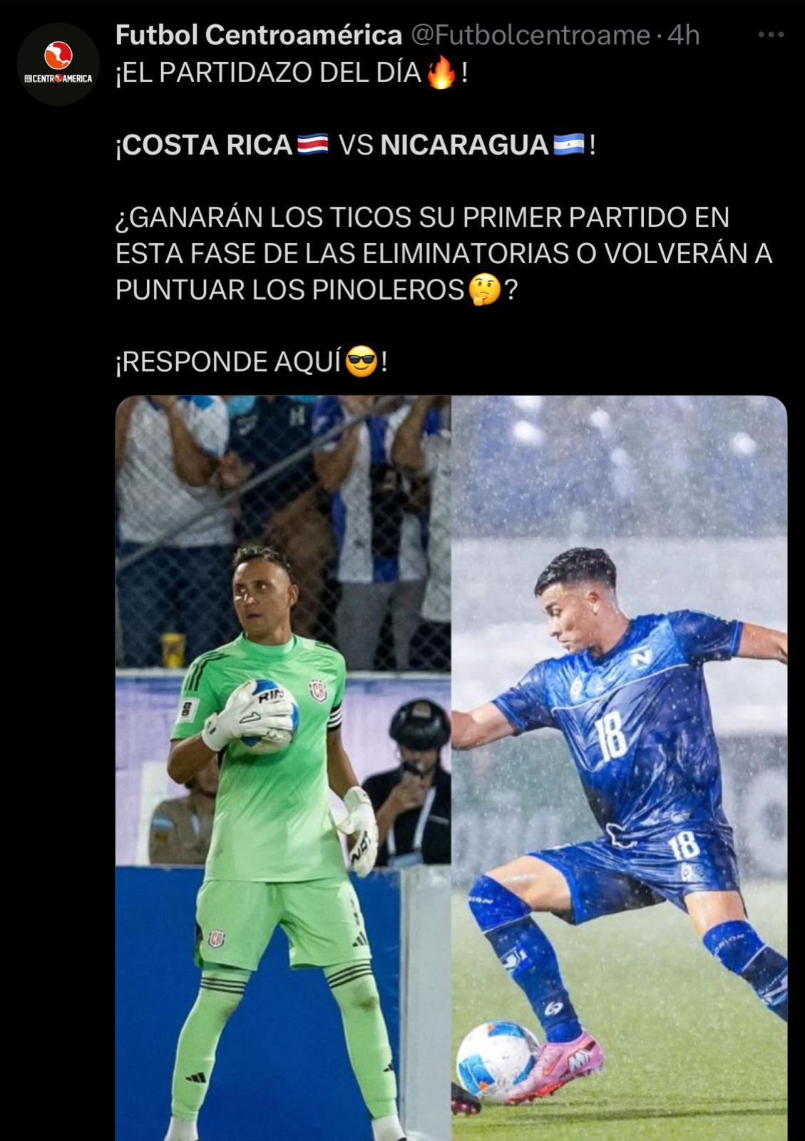 Si CR pierde, cierro la cuenta, Honduras no irá al mundial: la prensa reacciona previo al Costa Rica-Nicaragua en Eliminatorias