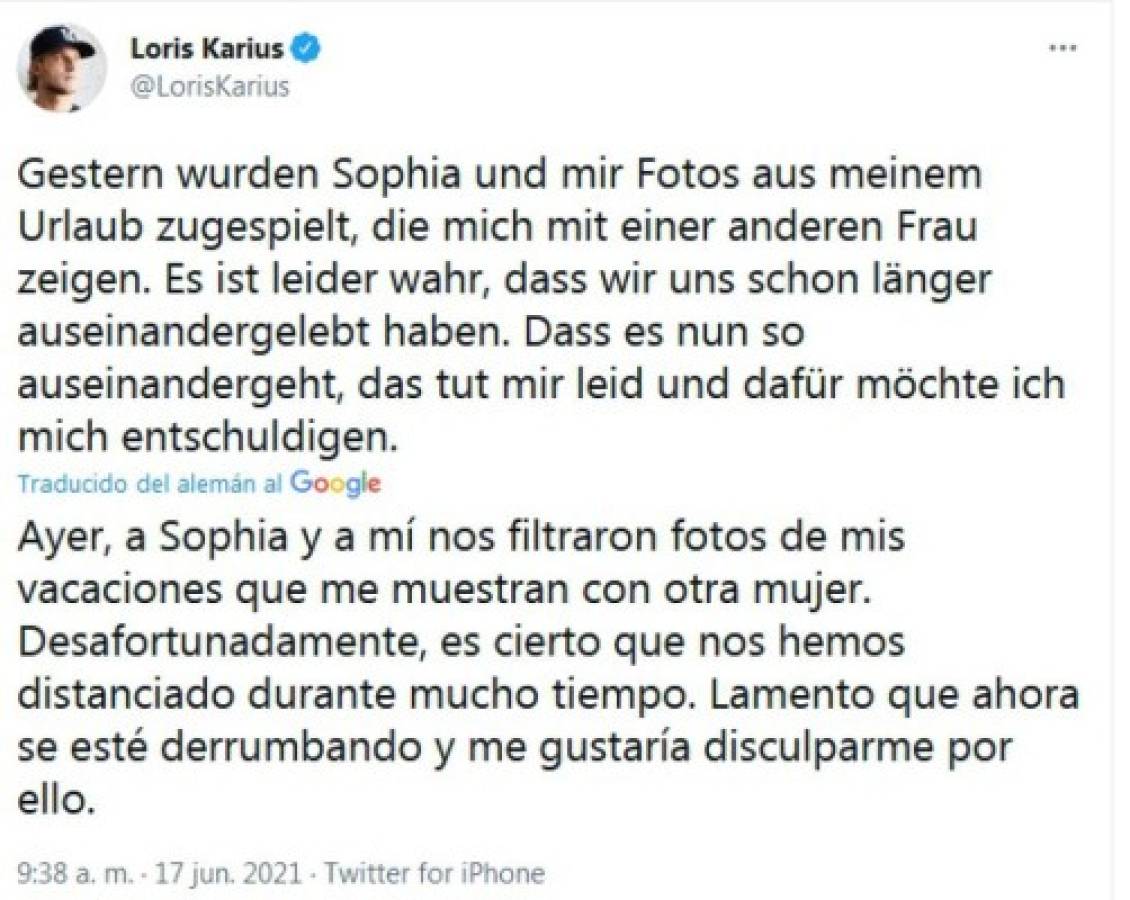 Karius también falla en el amor: Escándalo tras ser cazado siendo infiel con mujer misteriosa