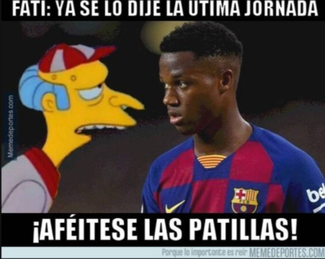 Ansu Fati, Neymar y Vinicius, víctimas favoritas de los memes de la semana  