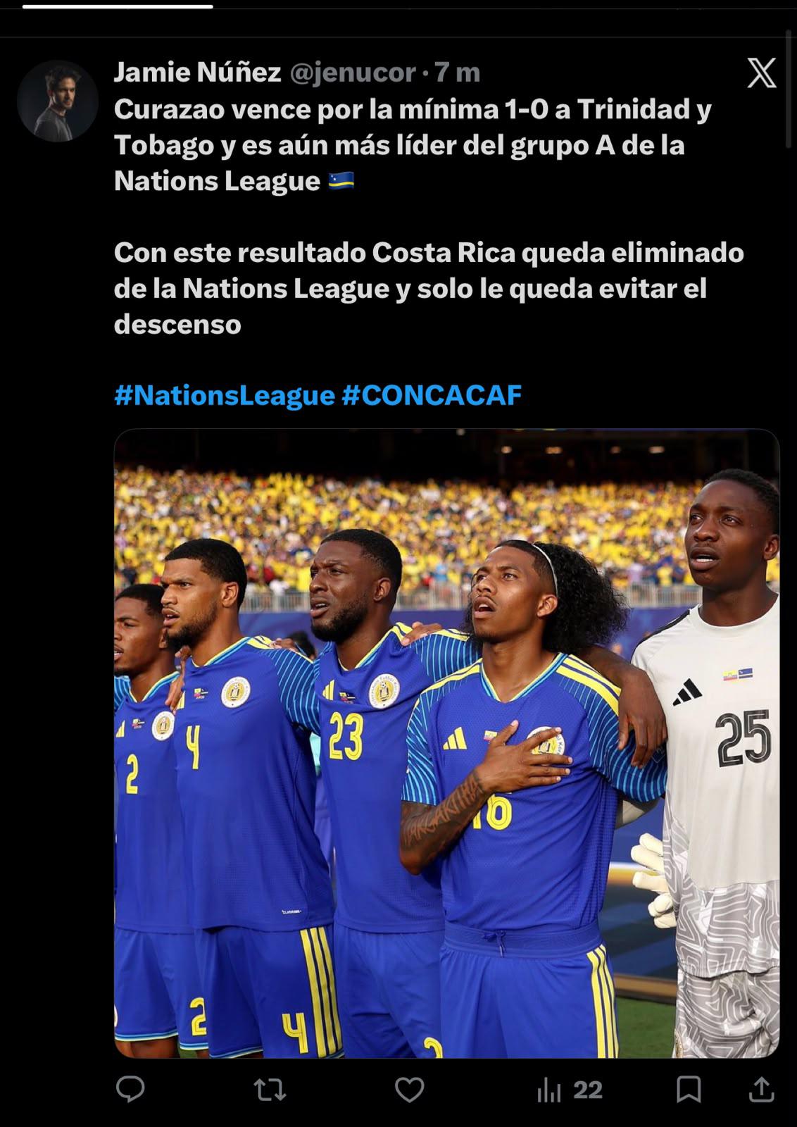 La peor de la historia: prensa reacciona al fracaso de Costa Rica en Nations League