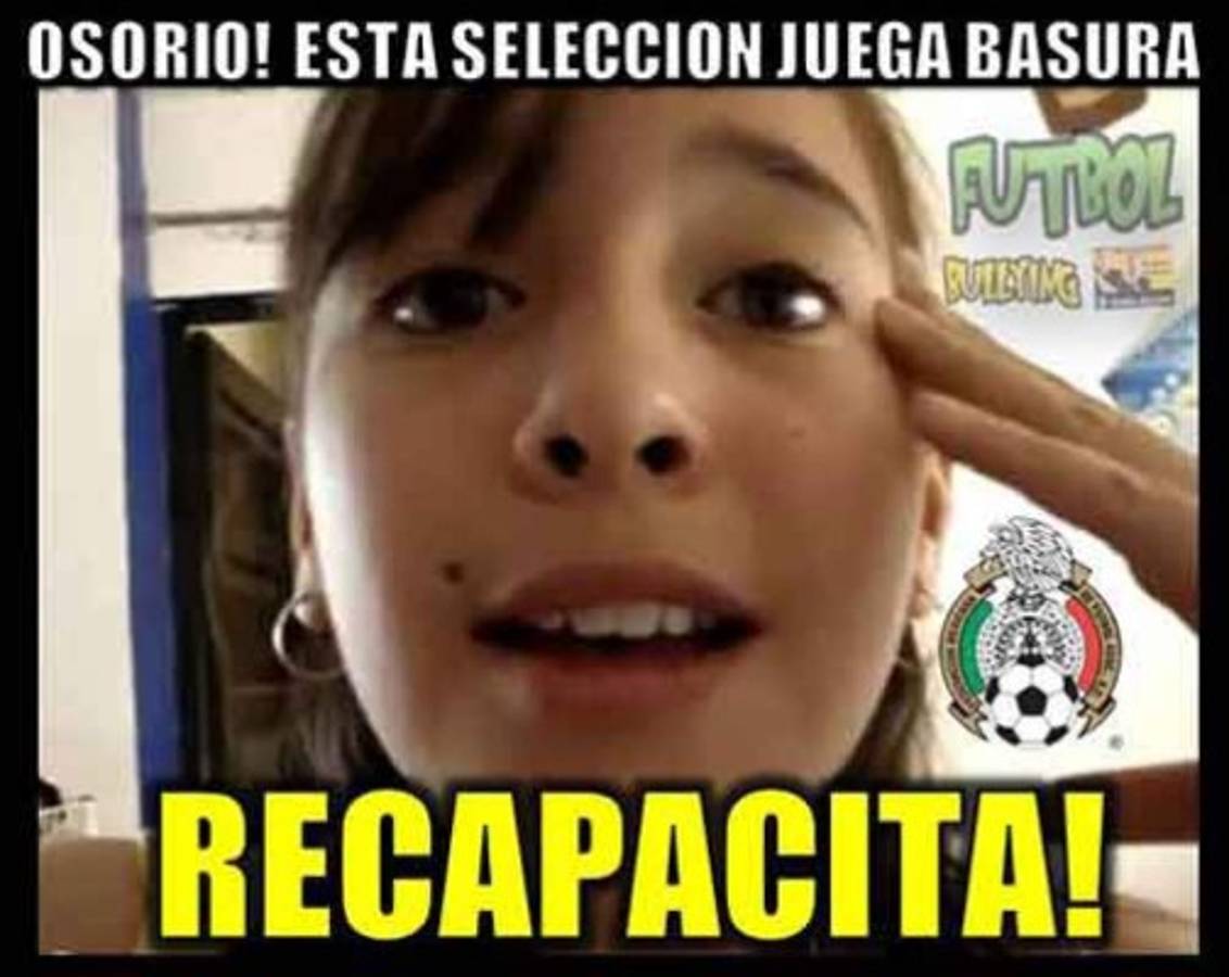 Los memes que destruyen a Osorio y a México por el empate ante Honduras