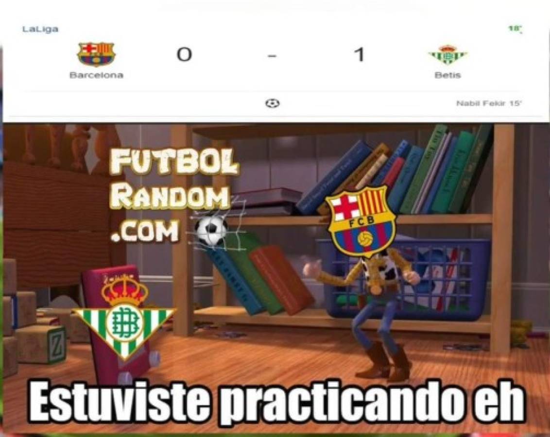 Crueles: Los memes de la paliza del Barcelona al Betis con los gestos de Messi como protagonistas