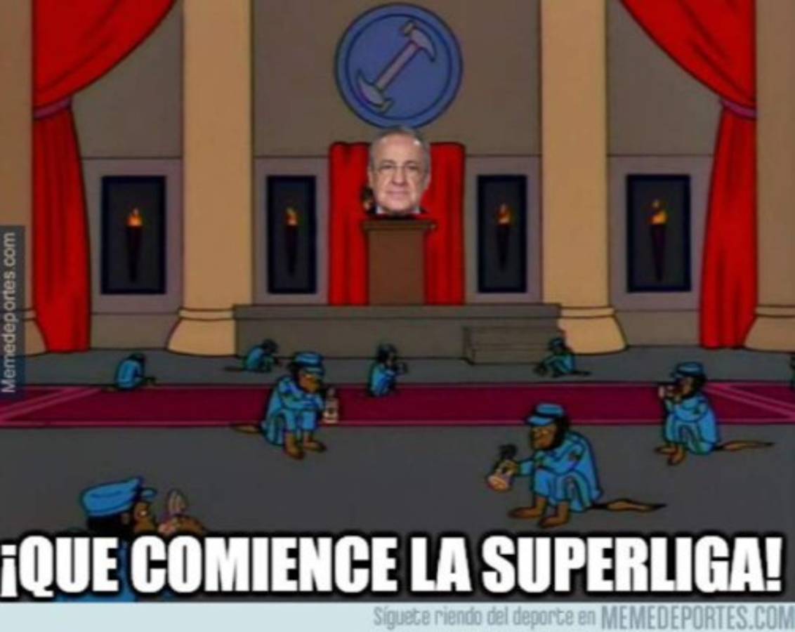 Los nuevos memes liquidan a Florentino Pérez y el Real Madrid tras la caída de la Superliga   