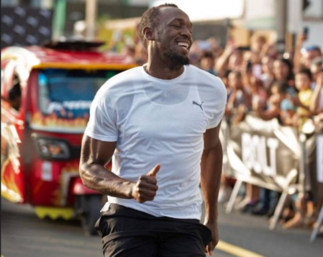 Las mejores imagenes de la carrera entre Usain Bolt y una Mototaxi