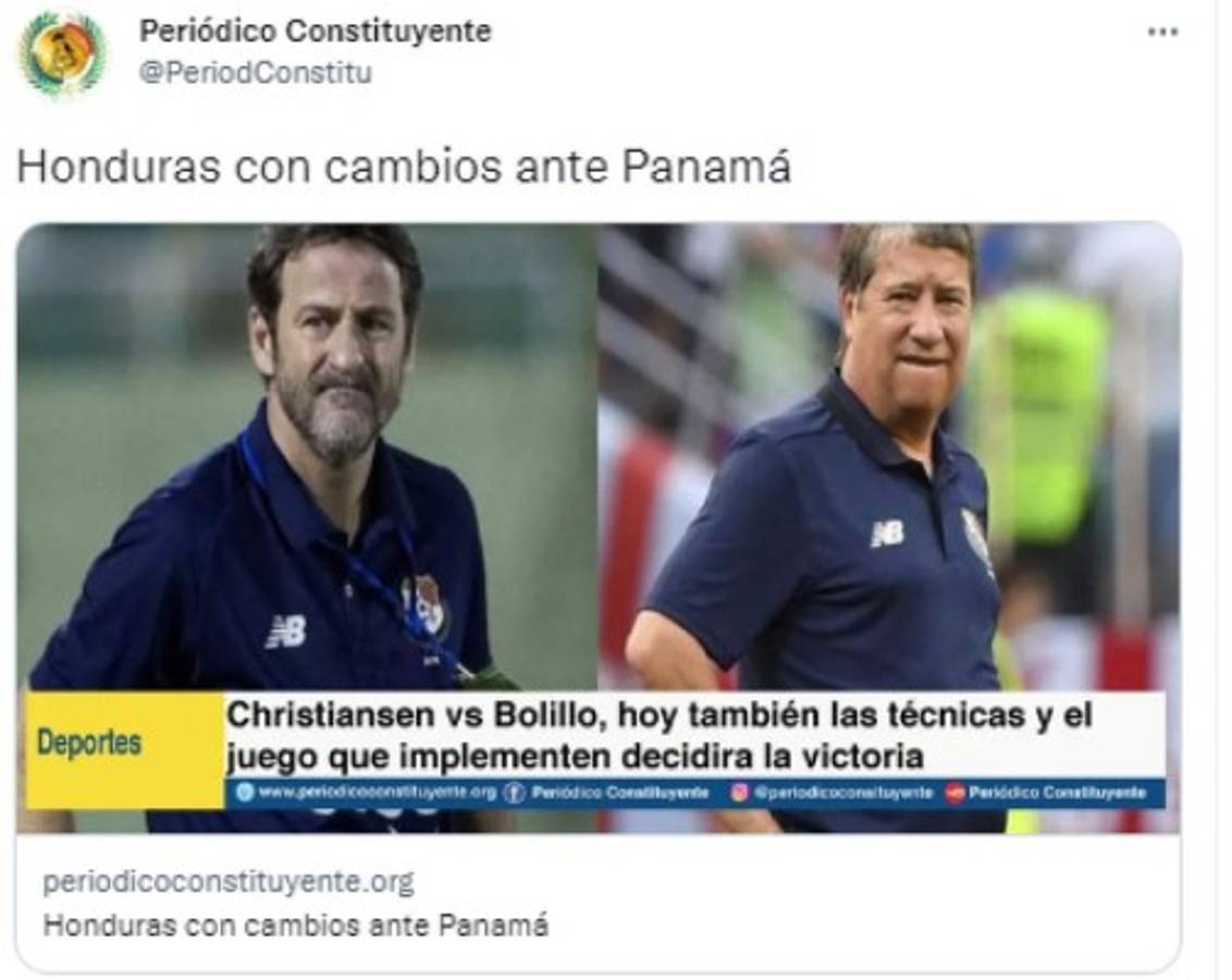 'A papá se le respeta y hay que pasarles por encima': Así calienta la prensa de Panamá el partido contra Honduras  