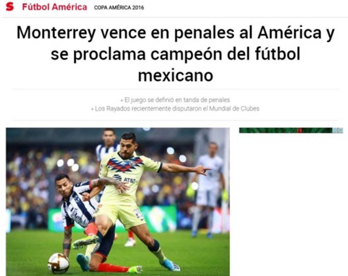 Monterrey campeón: Lo que se dijo en varias partes del mundo sobre el título de Rayados
