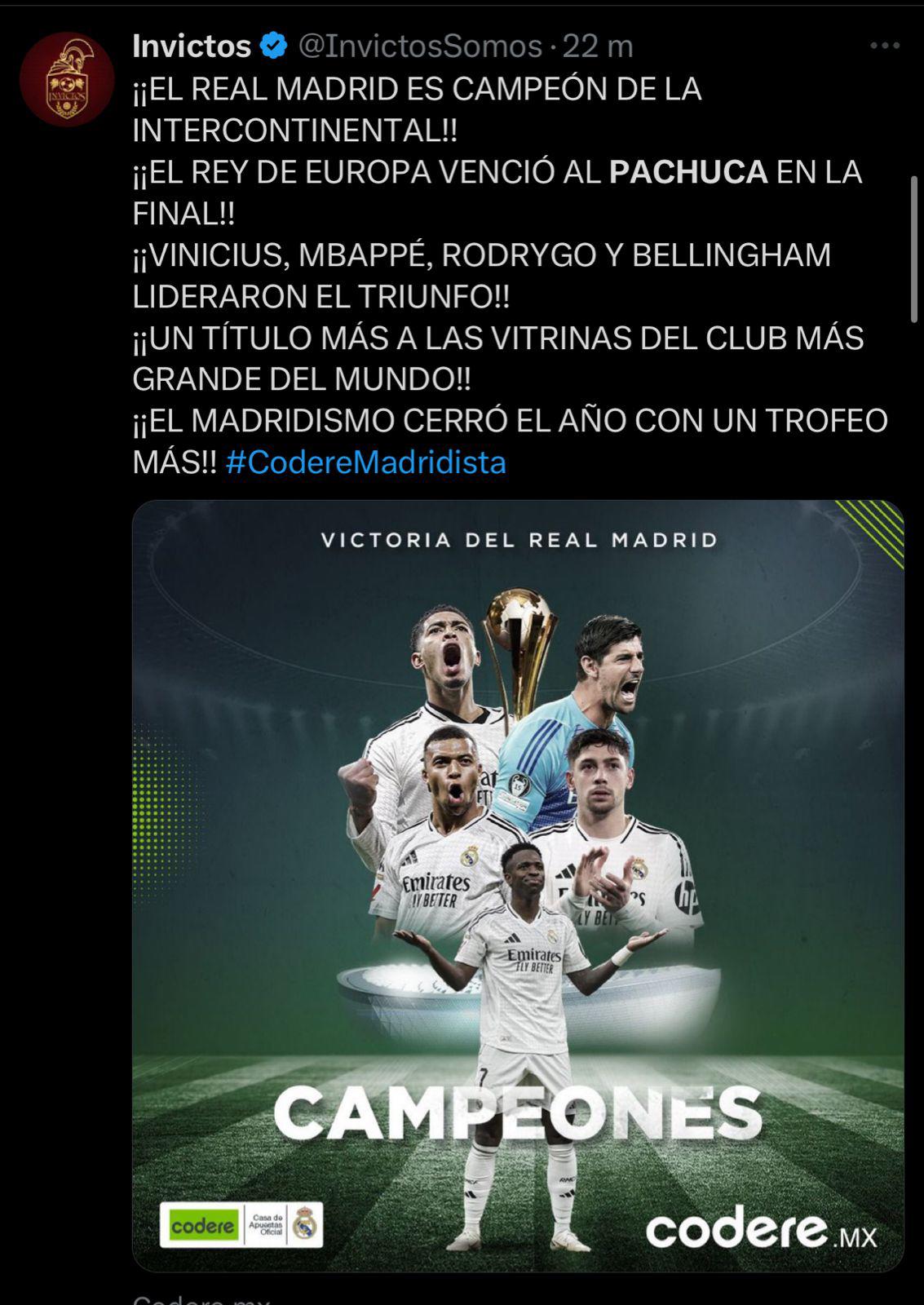 “Un penal regalado y un gol en fuera de juego”: Faitelson, Soria y la prensa reacciona al triunfo del Real Madrid sobre Pachuca