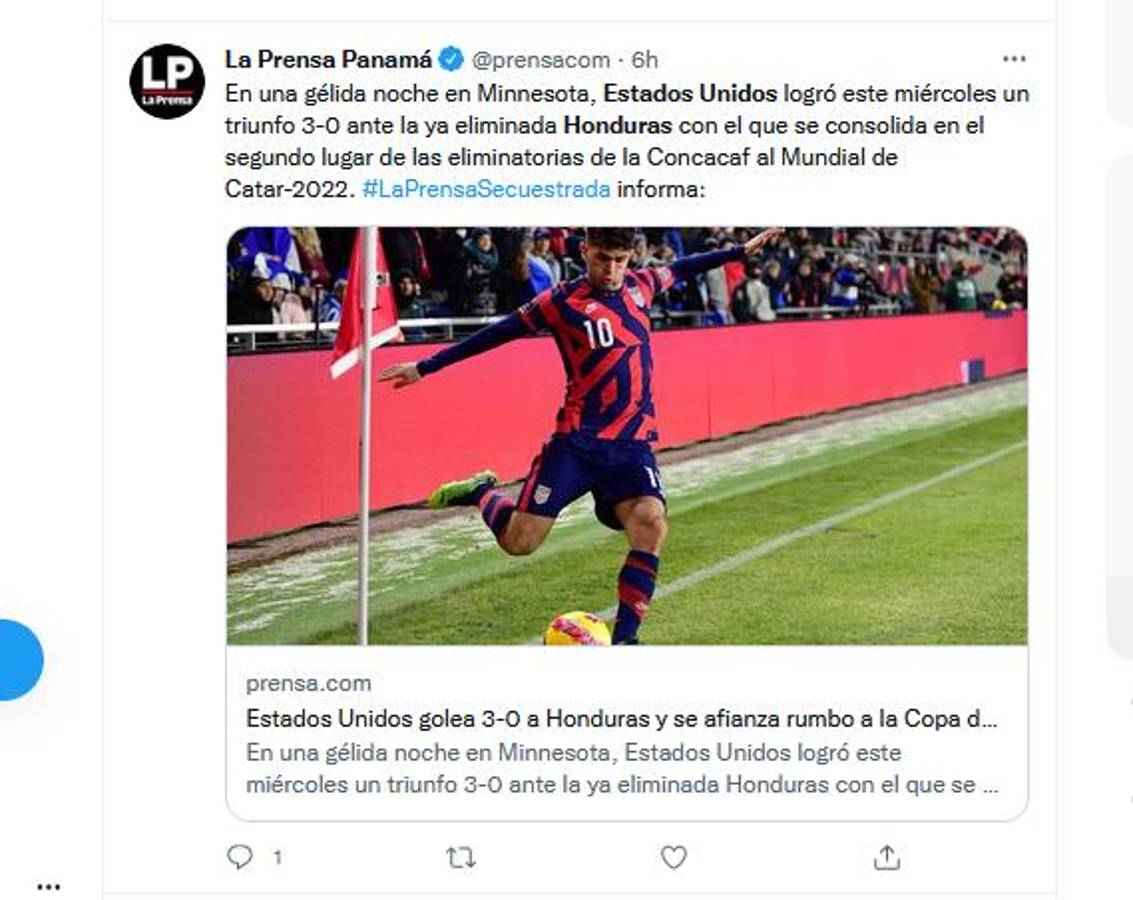 “Trampa mortal y escándalo”: Lo que amaneció diciendo la prensa mundial de la derrota de Honduras ante EUA