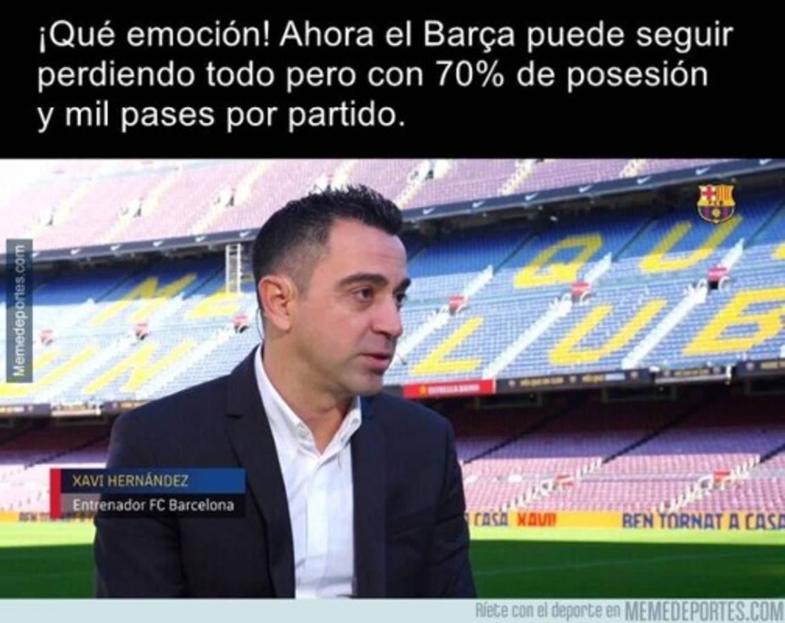 Los jocosos memes que dejó la presentación de Xavi en Barcelona: Salvavidas, enfermería y resurrección
