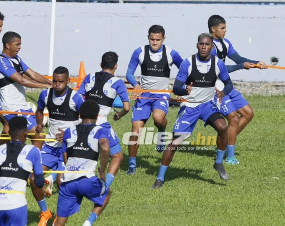 Así fue el entrenamiento de la Selección de Honduras pensando en Paraguay y Brasil