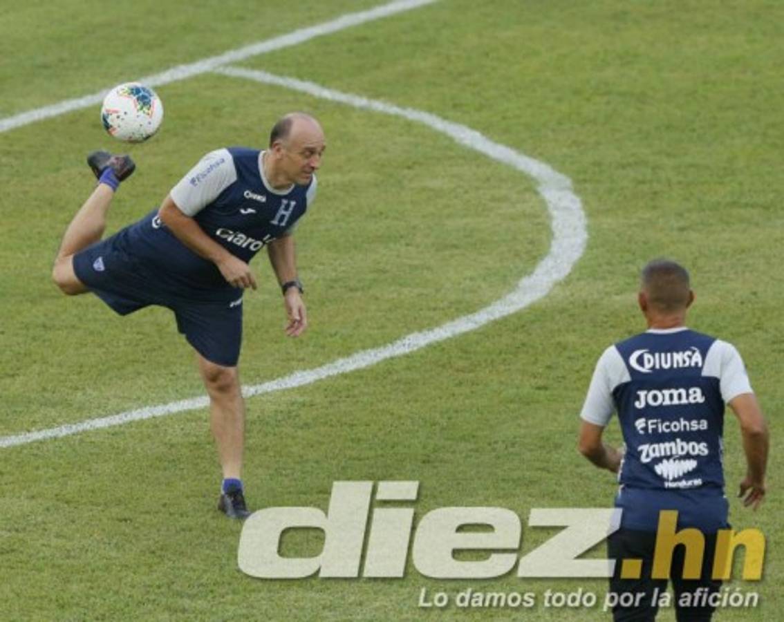 Así fue el entrenamiento de Honduras: Los tenis 'Air Jordan' de Elis, Arnold se entrena y Coito se luce