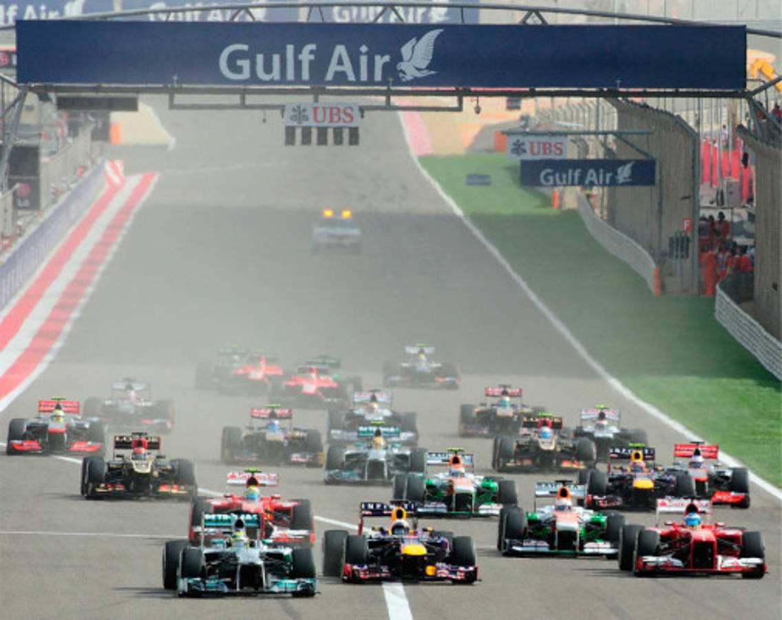 Vettel fue imparable y ganó fácil en Bahrein.