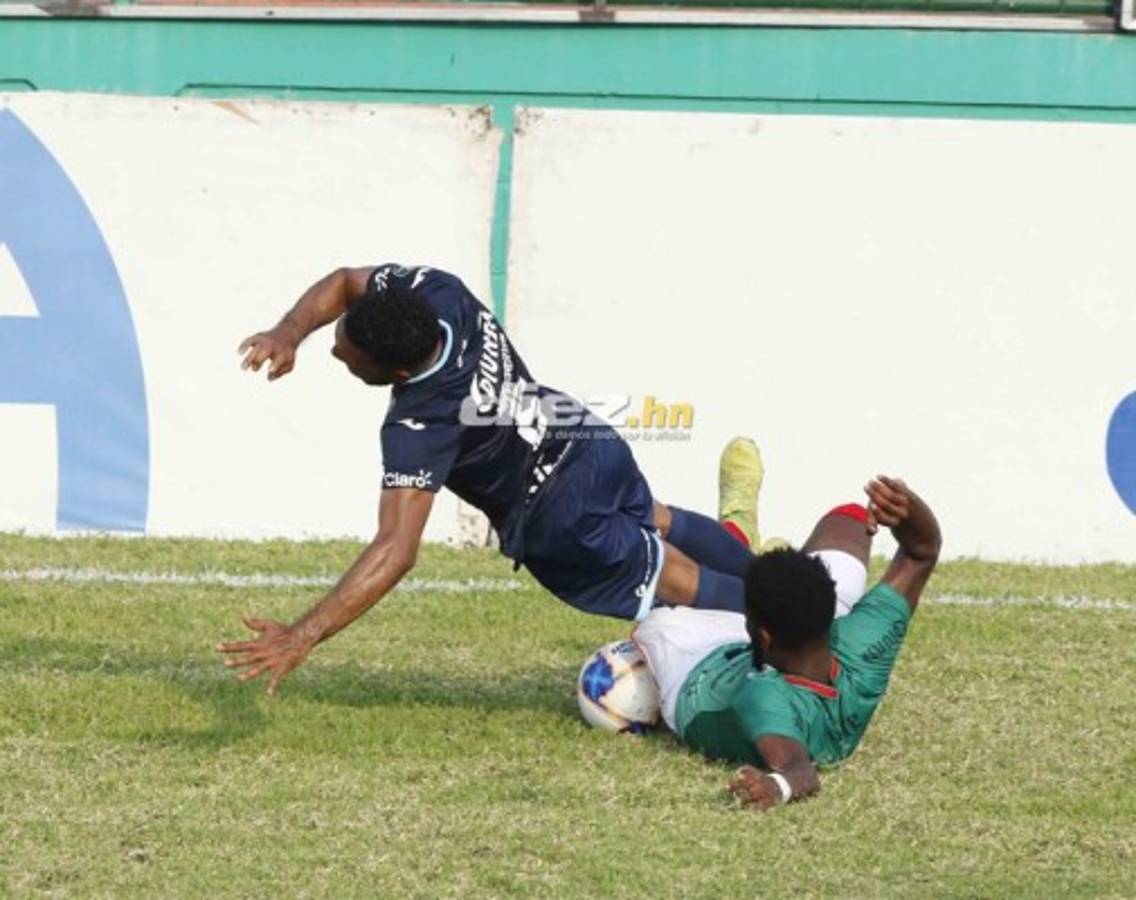 No se vio en TV: Festejo de Diego, la fisioterapeuta del Honduras Progreso y Vargas increpó al árbitro