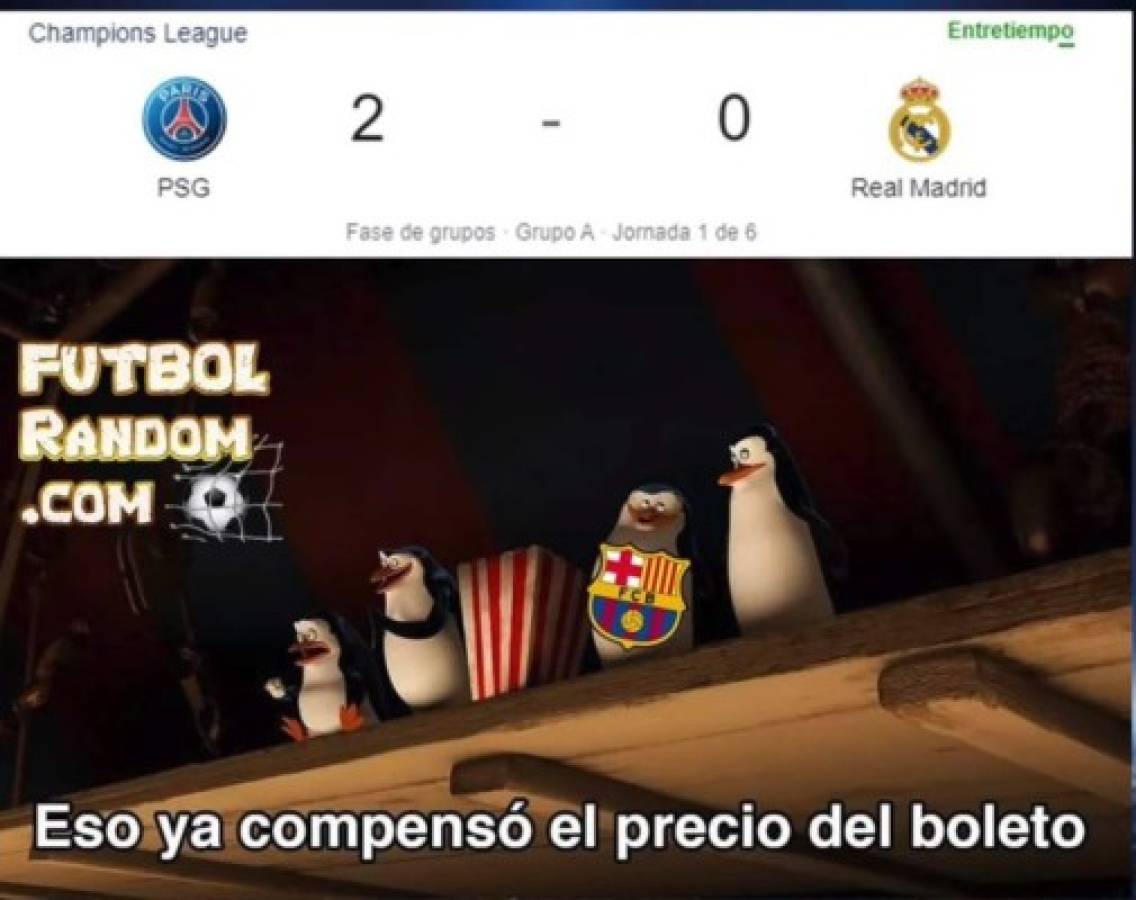 Los memes hacen pedazos al Real Madrid y a Courtois tras el baile que les dio el PSG