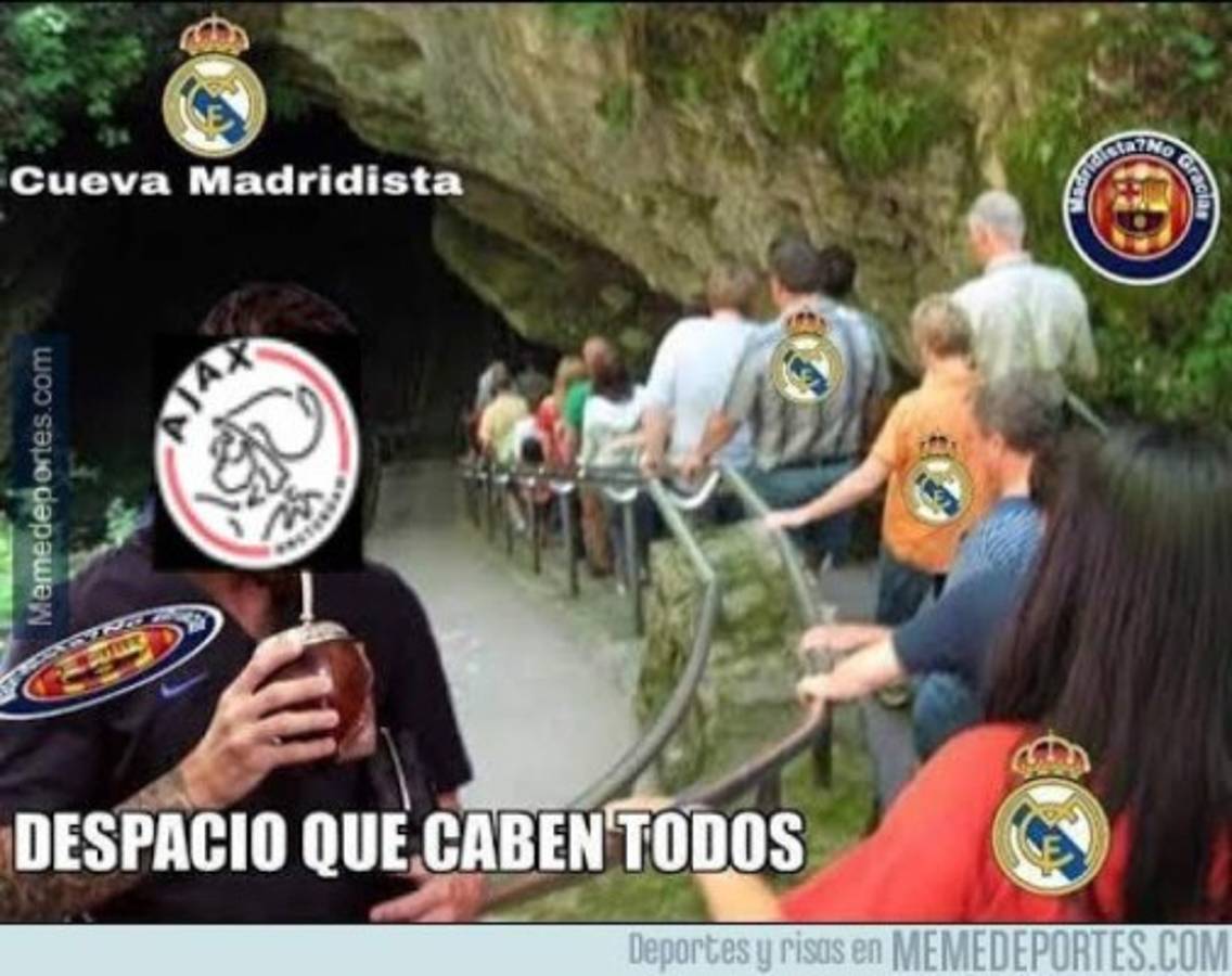 Los memes destruyen a un Real Madrid goleado y eliminado de la Champions por el Ajax