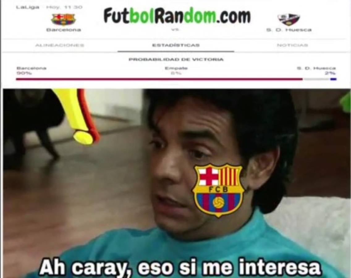 Crueles: Los memes de la paliza del Barcelona al Huesca en el Camp Nou