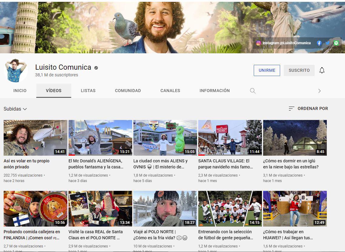 El imperio de Luisito Comunica: los millonarios ingresos mensuales del empresario y youtuber mexicano