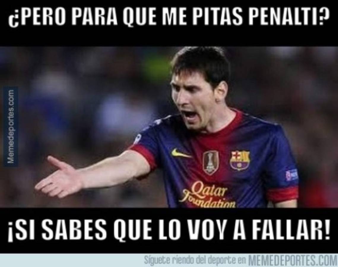 ¡No perdonan! Los memes atacan a Messi tras su penal fallado contra el Valladolid