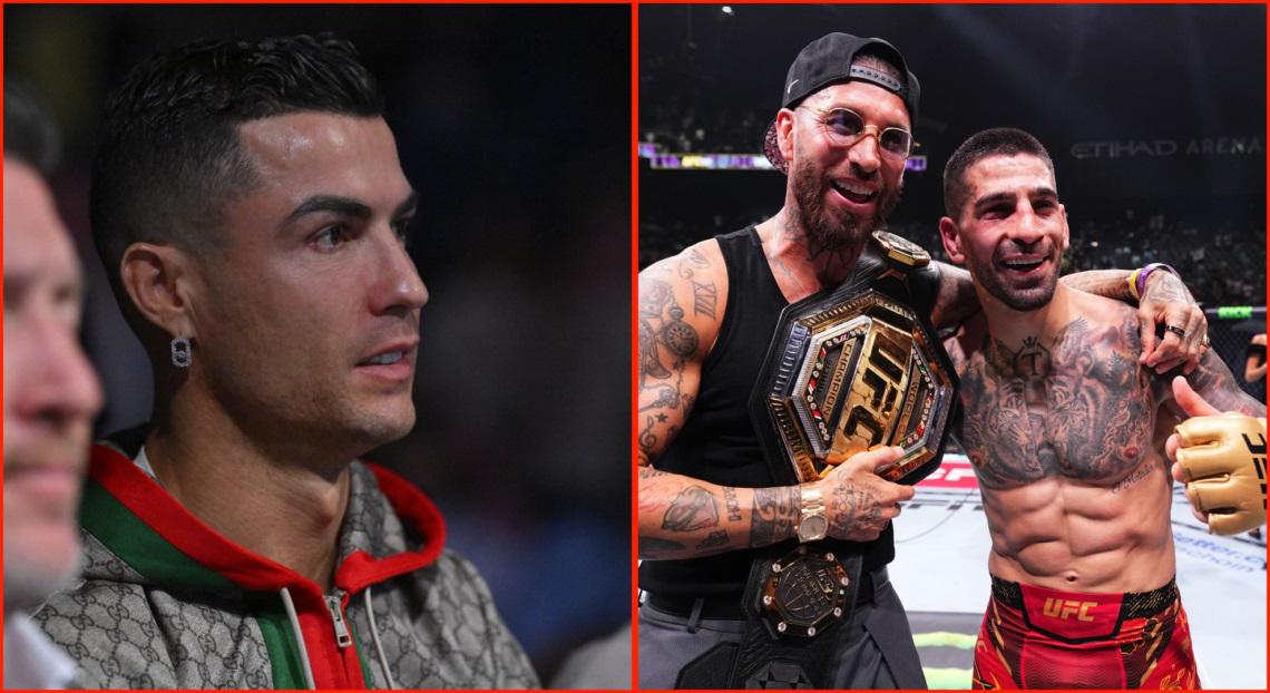 Topuria, campeón de UFC, fulmina a Cristiano Ronaldo luego de su crítica negativa: “todos reflejamos nuestra...”