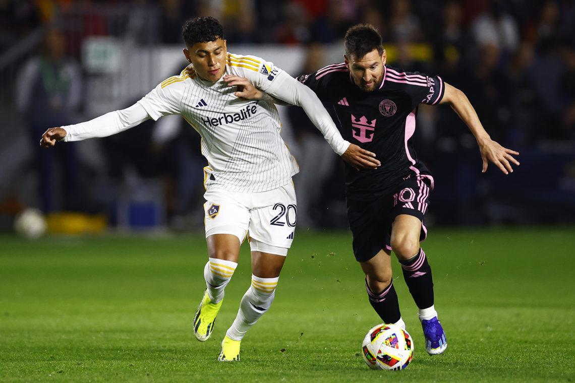 Inter Miami: Messi se encara con jugador del Galaxy, Suárez sale a defenderlo y la reacción de Kim Kardashian