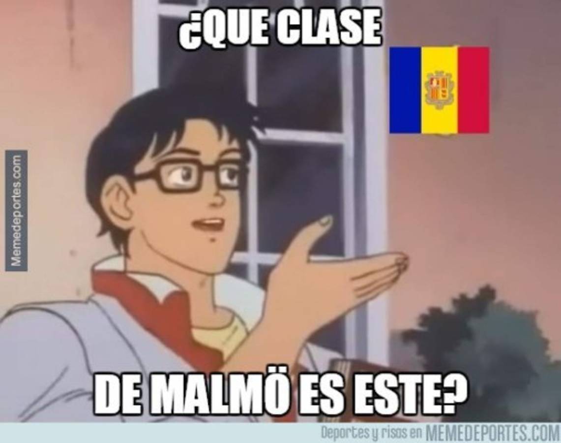 Los mejores memes que dejó la goleada de Portugal a Andorra